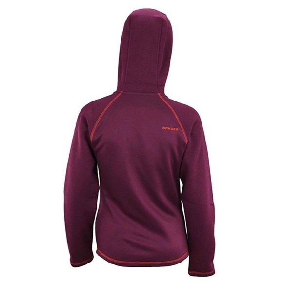 Spider Purple Thermal Fleece Full Zip Layna Hoodie - Picture 3 of 13